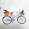 Halloween Pillow cover, Embroidered bicycle pillow, seasonal pillow covers product 1